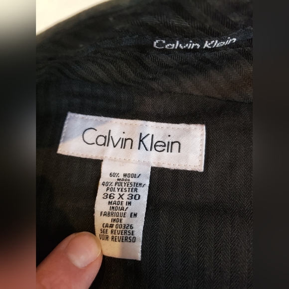 Men's Calvin Klein grey dress pants - Picture 4 of 6